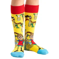 Discount Svensk Husman Socks AB Pippi Langstrømpe™ Villa Villekulla Strømper til Børn Gaveæske