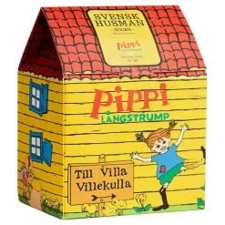 Discount Svensk Husman Socks AB Pippi Langstrømpe™ Villa Villekulla Strømper til Børn Gaveæske