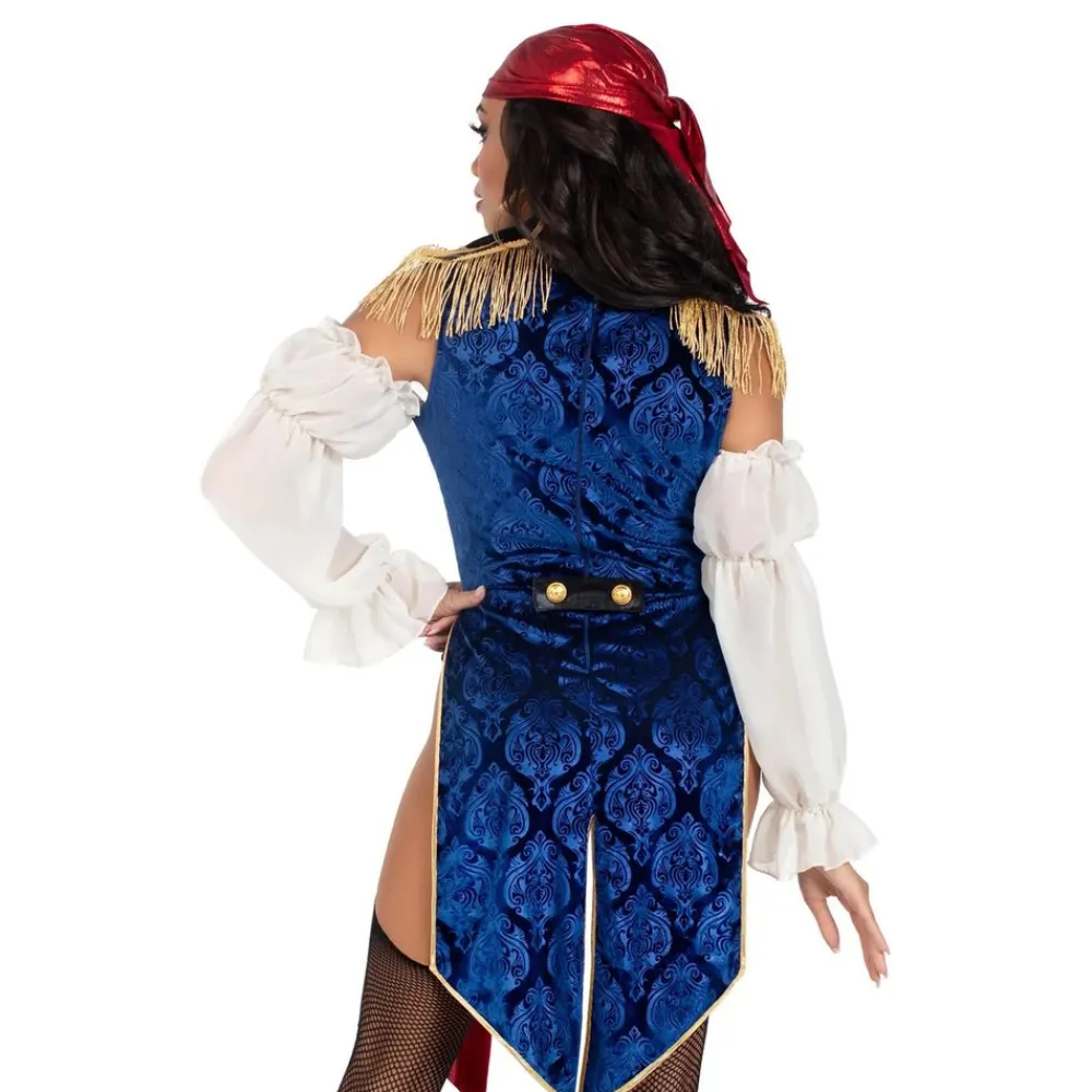 Leg Avenue Europe Pirat Body Deluxe Kostume - Tøj|Udklædningskostumer
