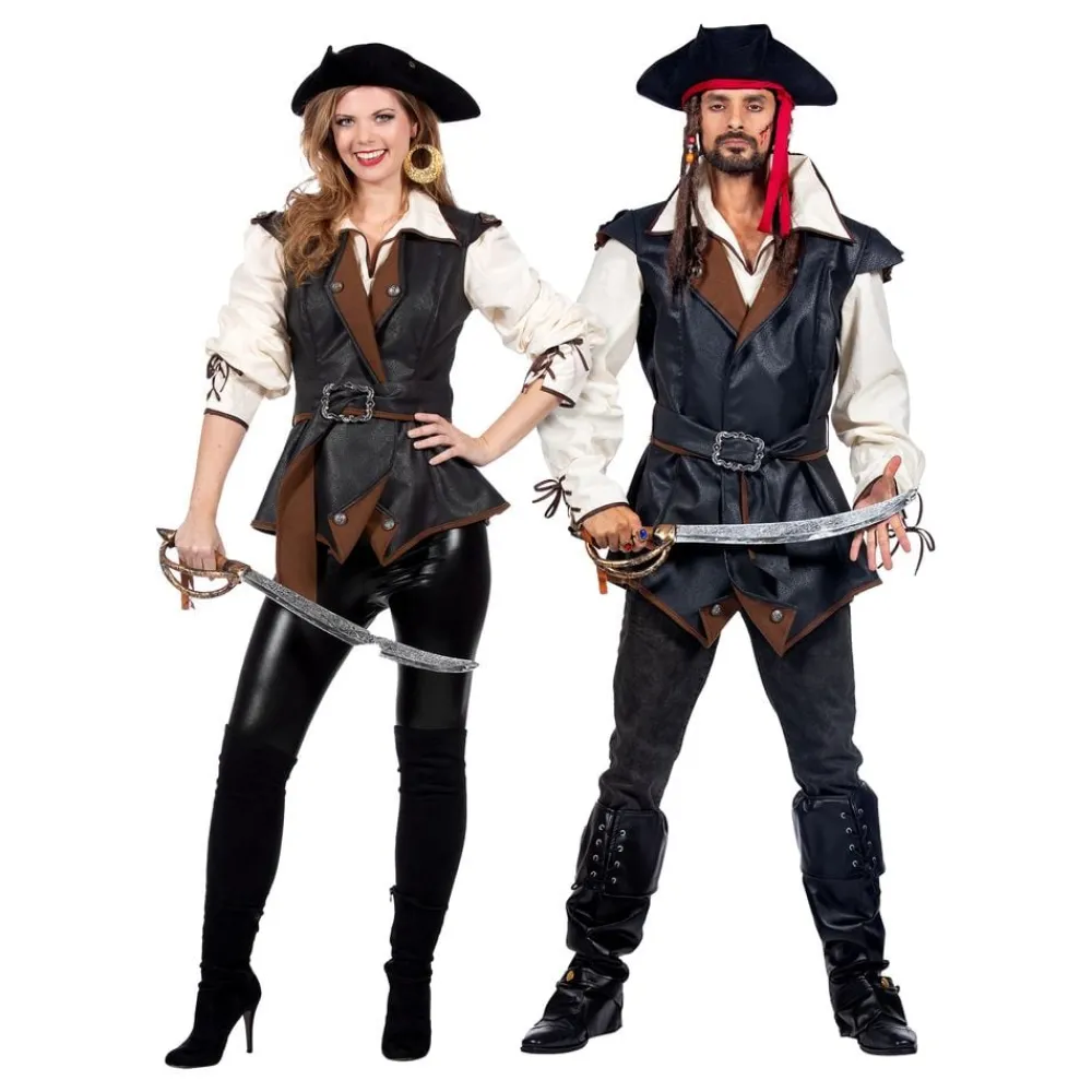 Wilbers Karnaval B.V. Piratjakke Deluxe Dame Kostume - Udklædningskostumer|Kostumetema