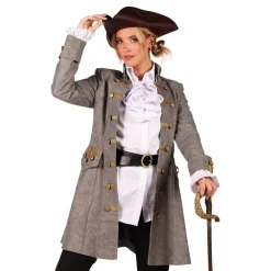 Hot Thetru B.V. Piratjakke Grå Dame Deluxe