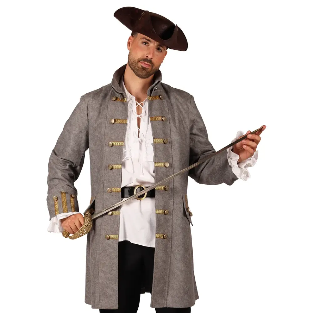 Sale Thetru B.V. Piratjakke Grå Herre Deluxe