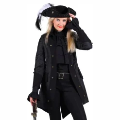 Outlet Thetru B.V. Piratkappe Dame Sort Deluxe