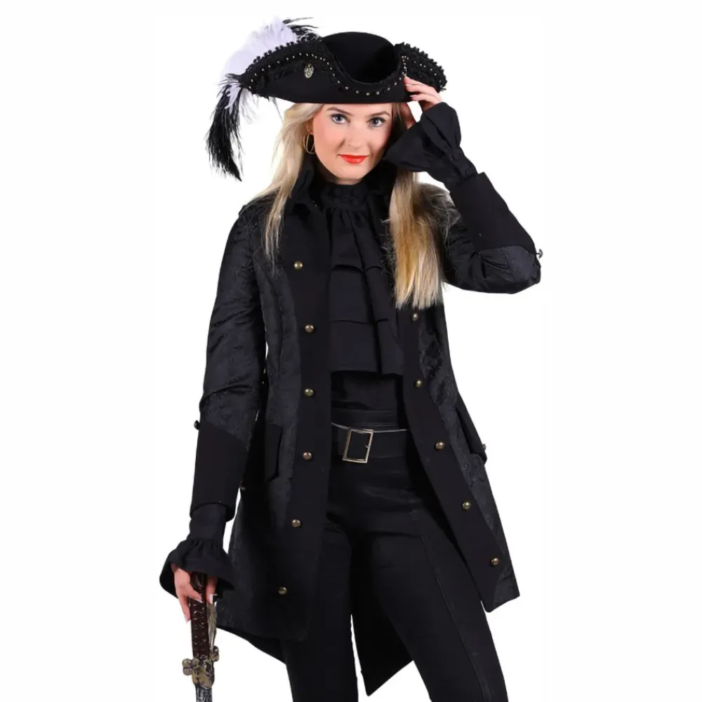 Outlet Thetru B.V. Piratkappe Dame Sort Deluxe