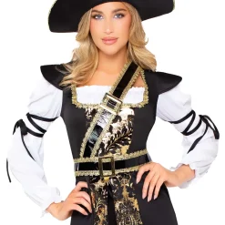 New Leg Avenue Europe Pirat Kaptajn Dame Deluxe Kostume
