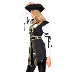 New Leg Avenue Europe Pirat Kaptajn Dame Deluxe Kostume