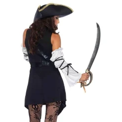 Leg Avenue Europe Piratkaptajn Damekostume Deluxe - Udklædningskostumer|Kostumetema
