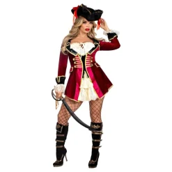 Online Leg Avenue Europe Pirat Kaptajn Kjole Deluxe Kostume