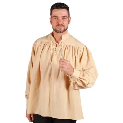 Thetru B.V. Piratskjorte Beige Deluxe - Tøj|Tilbehør