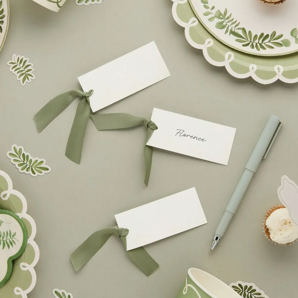 New CG Global Products Ltd Placeringskort Grønne Blade Botanic
