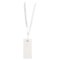 Santex Placeringskort På Bånd Hvid - Borddækning