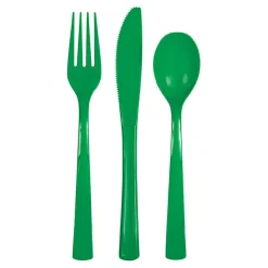 Unique UK Inc t/as Unique Party Plastbestik Grønt - Borddækning