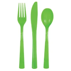 Unique UK Inc t/as Unique Party Plastbestik Limegrønt - Borddækning