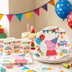 Santex Plastdug Gurli Gris™ Peppa’s Party - Borddækning