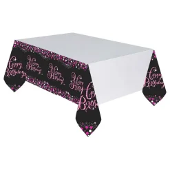 Hot Reithmüller Europe GmbH Plastdug Happy Birthday Sort/Lyserød Glitter