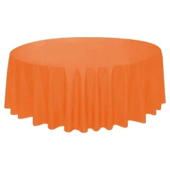 Discount Unique UK Inc t/as Unique Party Plastdug Rund Orange