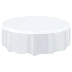 Unique UK Inc t/as Unique Party Plastdug Rund Transparent - Borddækning