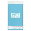 Unique UK Inc t/as Unique Party Plastikdug Rund Lyseblå - Borddækning