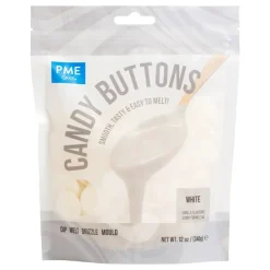 Hot PME CAKE ES S.L. PME Candy Buttons Hvid