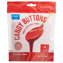 PME CAKE ES S.L. PME Candy Buttons Rød - Oppyntning|Bagning