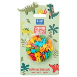 PME CAKE ES S.L. PME Dinosaur Dinosaur Sprinkle Charms - Oppyntning|Is