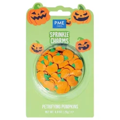 PME CAKE ES S.L. PME Halloween Græskar Sprinkle Charms - Oppyntning|Is