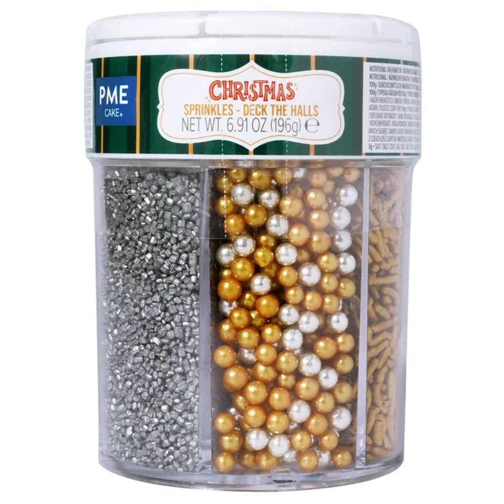 PME CAKE ES S.L. PME Krymmelmix Guld/Sølv Sparkle - Oppyntning|Is