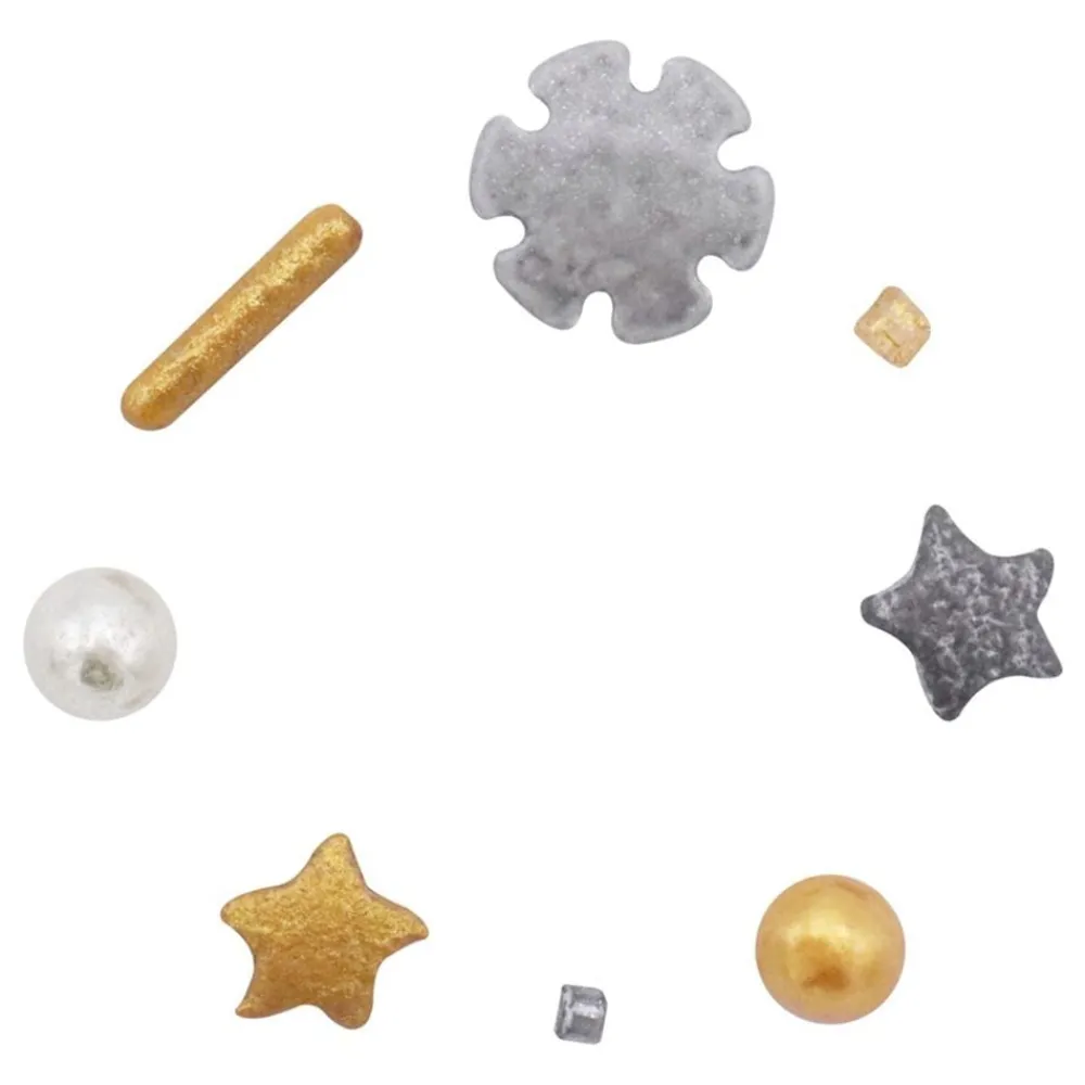 PME CAKE ES S.L. PME Krymmelmix Guld/Sølv Sparkle - Oppyntning|Is