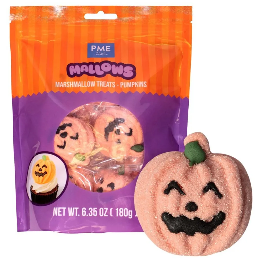 PME CAKE ES S.L. PME Marshmallows Græskar Halloween - Slik|Oppyntning