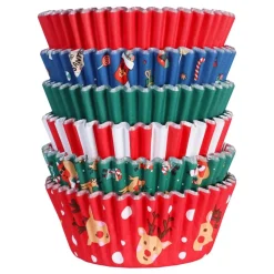 PME CAKE ES S.L. PME Muffinsforme med Folie Julemotiv Mix - Bagning