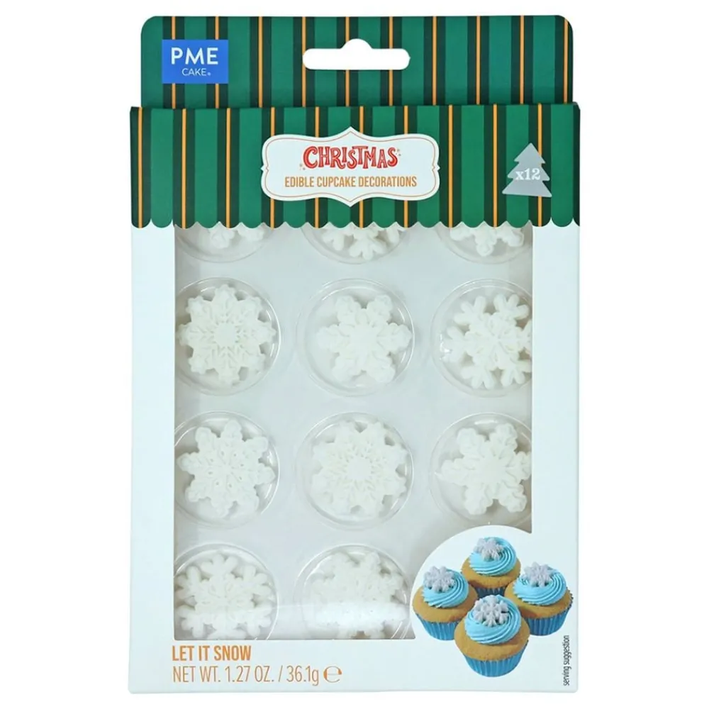 PME CAKE ES S.L. PME Sukkerfigurer Snefnug - Oppyntning|Is