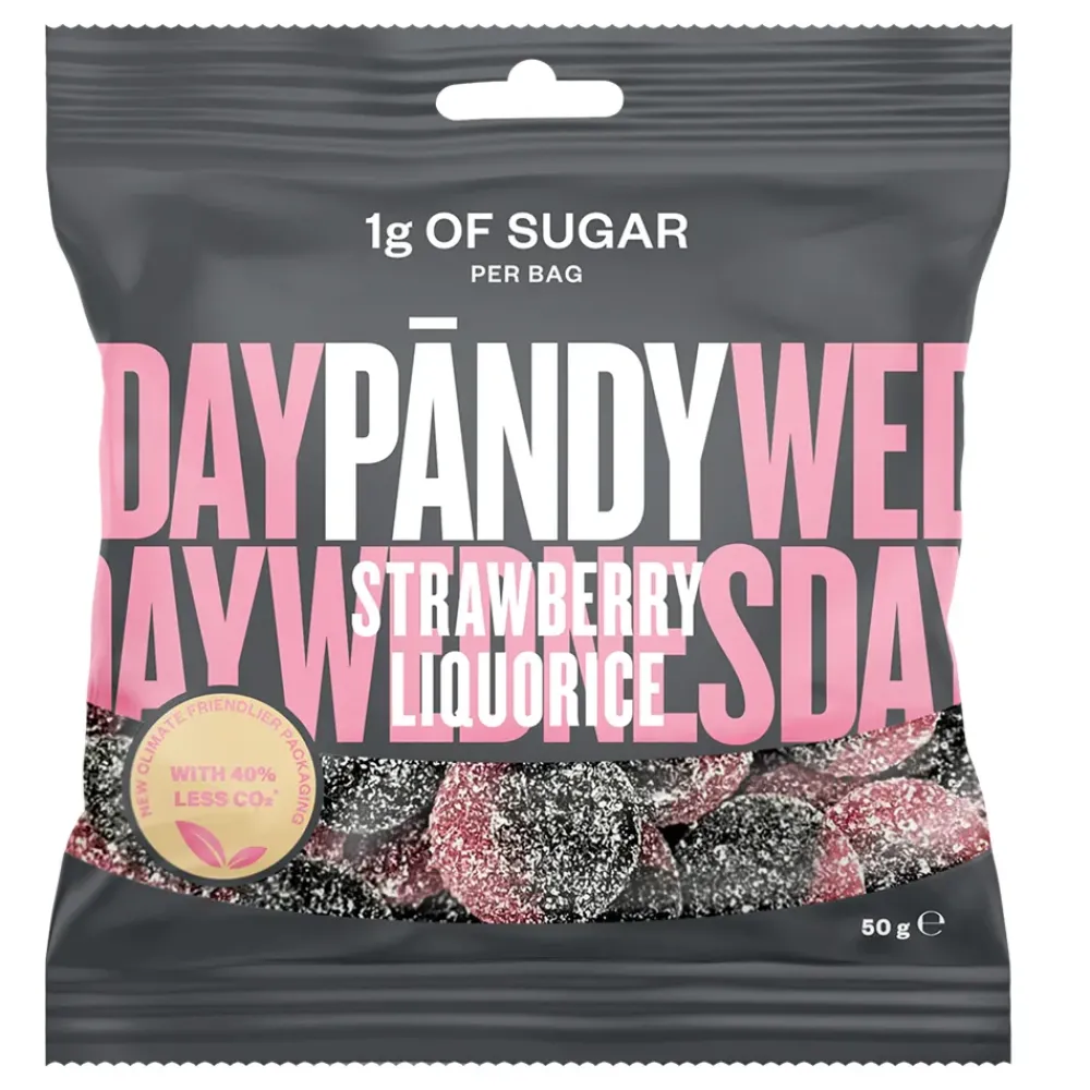 Discount USA Godis AB Pändy Strawberry Liquorice