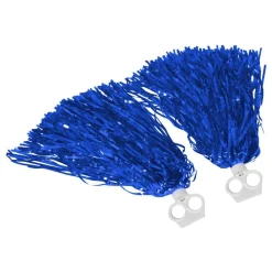 Fiestas Guirca, S.L Pompoms Blå Metallic - Tilbehør|Hobby & Fritid