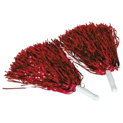 Fiestas Guirca, S.L Pompoms Rød Metallic - Tilbehør|Hobby & Fritid