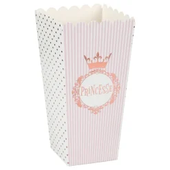 Santex Popcornbægre Princesse Roséguld - Festtilbehør