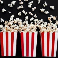 Best PartyDeco sp. z o.o. Popcornbægre Røde Stribede