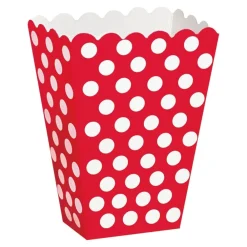 Unique UK Inc t/as Unique Party Popcornbægre Rødprikkede - Festtilbehør|Kostumetema
