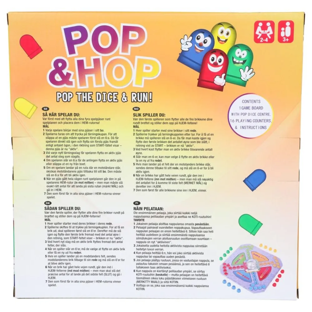 Hisab/Joker Company AB Pop & Hop Spil - Festtilbehør|Spil & Leg