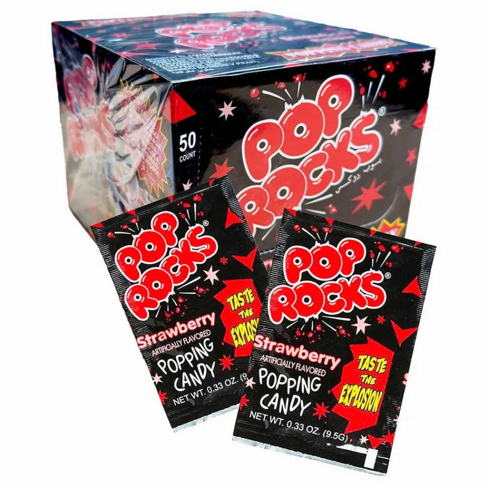 Outlet ERT Godis AB Pop Rocks Popping Candy Jordbær Storpak