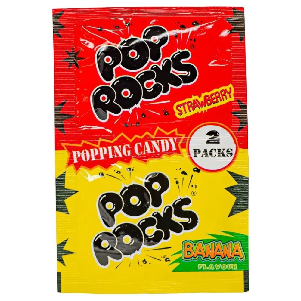 ERT Godis AB Pop Rocks Strawberry-Banana Storpak - Slik