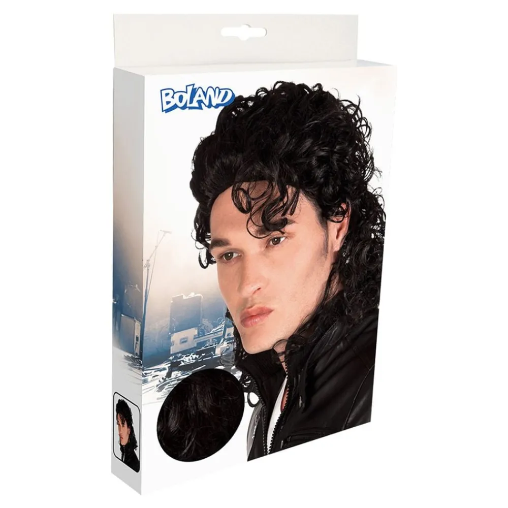Boland Party Partners B.V. Popstjerne Sort Paryk - Merchandise|Parykker