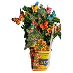 Partyking AB Pop Up-Kort Blomster