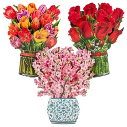 Partyking AB Pop Up-Kort Blomster