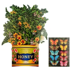 Partyking AB Pop Up-Kort Blomster