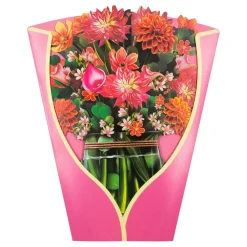 Partyking AB Pop Up-Kort Blomster