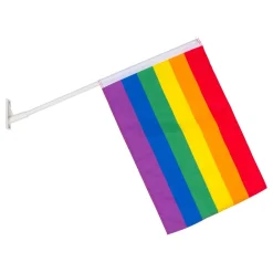 Partyking AB Pride Facadeflag med Stang - Flag