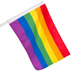Partyking AB Pride Facadeflag med Stang - Flag