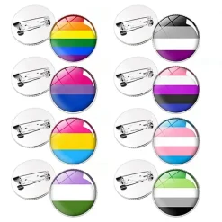Partyking AB Pride Pins - Tilbehør|Festtilbehør