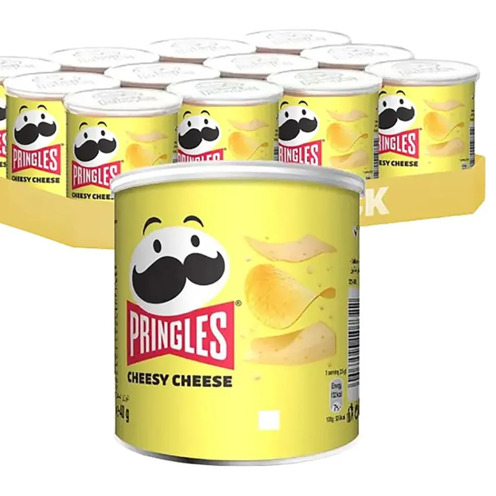 Discount ERT Godis AB Pringles Cheesy Cheese Mini Økonomipakke
