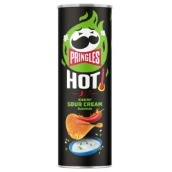 ERT Godis AB Pringles Hot Kickin' Sour Cream Chips - Snacks
